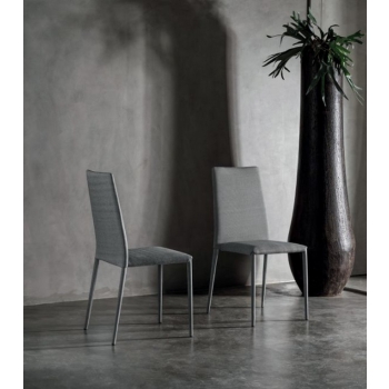 Stuhl Malik Flex von Bontempi aus Kunstleder, Leder oder Stoff