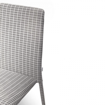 Malik Flex Stuhl von Bontempi aus Öko-Leder, Leder oder Stoff