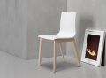 Smilla Stuhl aus Technopolymer und Buchenbeinen Design Scab