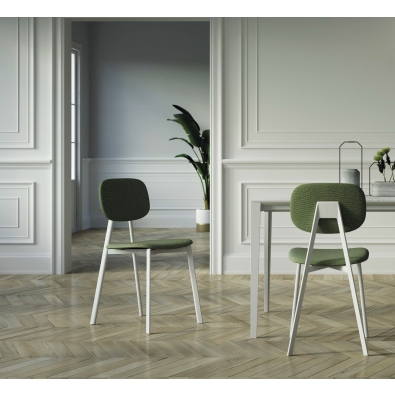 Tata Stuhl mit gepolstertem Sitz von PoinHouse