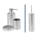 Silber Matt Badezimmer-Set CP90ALU von Cipì