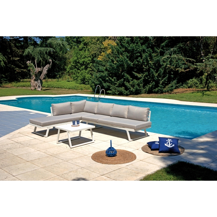 Greenwood Weißes Eck-Tunisi-Set