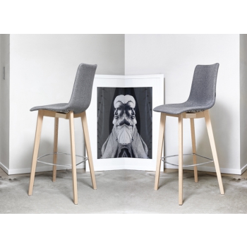 Natural Zebra Pop 68 Hocker Schorf Design