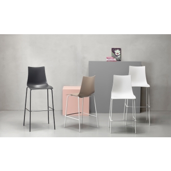 Zebra-Hocker aus Technopolymer von Scab Design