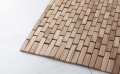 Wood Essence Teppich aus Naturholzstreifen