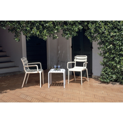 Greenwood Couchtisch, 45 x 45 cm, weiß