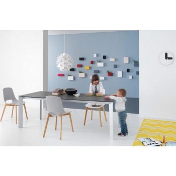 Point House ausziehbarer Diamantentisch 120