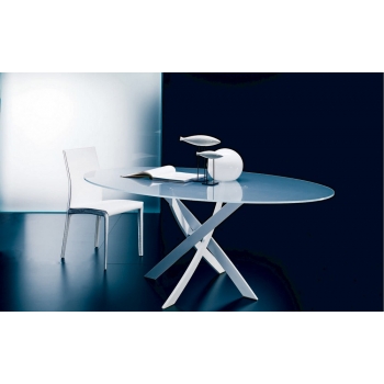 Fester ovaler Barone-Tisch von Bontempi