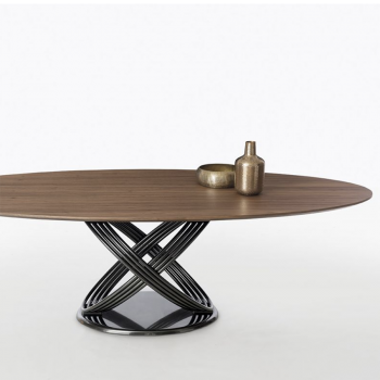 Fester und ausziehbarer Tisch Fusione von Bontempi