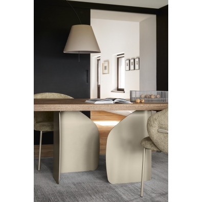 Twins fester rechteckiger Tisch von Calligaris