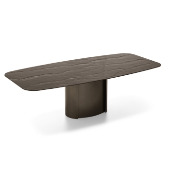 Fester runder oder rechteckiger Yoroi-Tisch von Calligaris