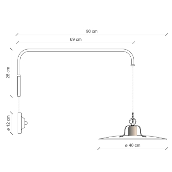 APPLIQUE D.40 RETRO' COUNTRY C1447