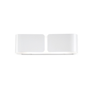 Applique da parete Clip AP2 small bianco di Ideal Lux