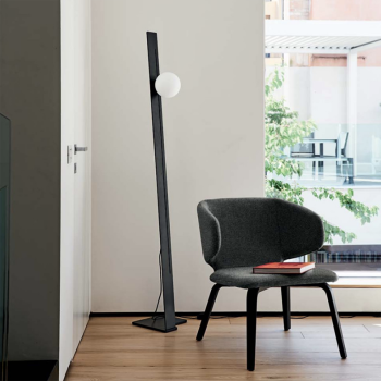 Attesa Wrap AP L TS_N con struttura in legno rivestita di Midj