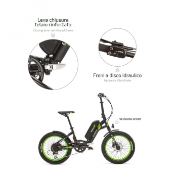 Bici Elettrica Eco Bend Scrumbler di World Dimension con Pedalata Assistita