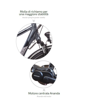 Bici Elettrica Glow Man di World Dimension con Pedalata Assistita 