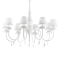 Lampada a sospensione BLANCHE SP8 bianco di Ideal Lux