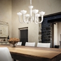 Lampadario a sospensione BON BON SP8 bianco di Ideal Lux