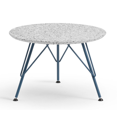 Coffee Table Bolle tavolino tondo o rettangolare in metallo e legno o ceramica di Midj