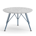 Coffee Table Bolle tavolino tondo o rettangolare in metallo e legno o ceramica di Midj