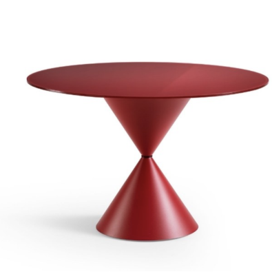 Coffee Table Clessidra con struttura in metallo di Midj