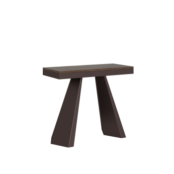 Consolle Diamante Evolution gambe e telaio Orso - Consolle allungabile 90x40/300 cm Diamante Evolution quercia natura telaio e gambe orso