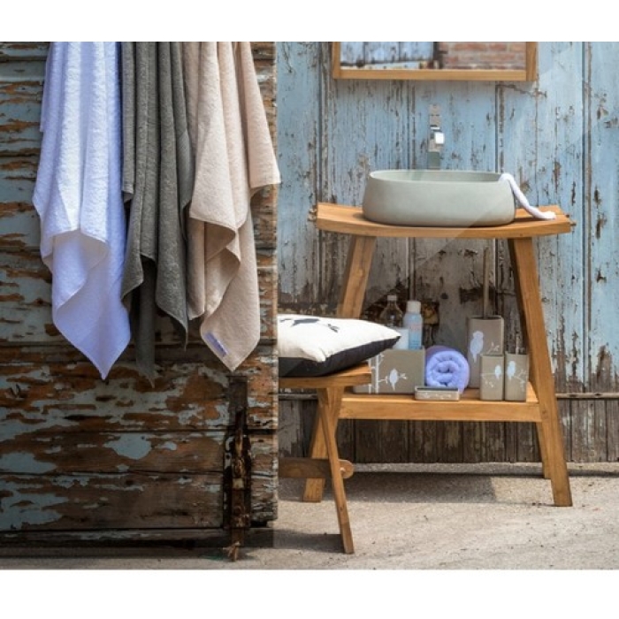 Consolle Zen  di Cipì in legno teak recuperato e cerato