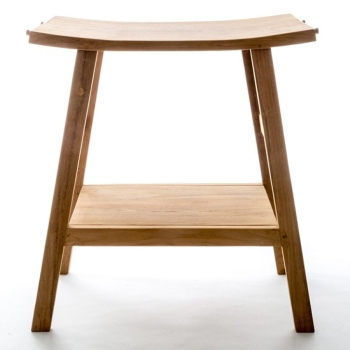 Consolle Zen XL CP880ZXL in legno teak recuperato e cerato di Cipì