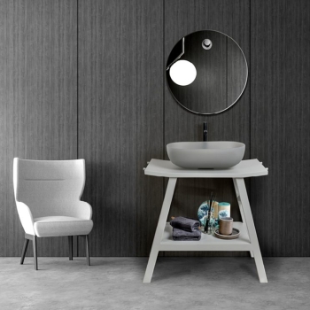 Consolle Zen XL CP880ZXL in legno teak recuperato e cerato di Cipì