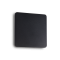 Lampada da parete COVER AP D20 square nero di Ideal Lux