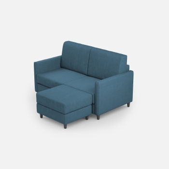 Divano Karay 2 posti con pouf di Ityhome