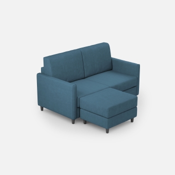 Divano Karay 2 posti con pouf di Ityhome