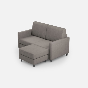 Divano Karay 2 posti con pouf di Ityhome