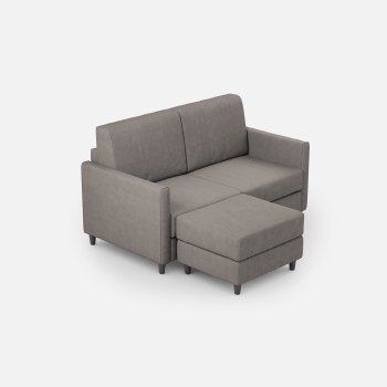 Divano Karay 2 posti con pouf di Ityhome