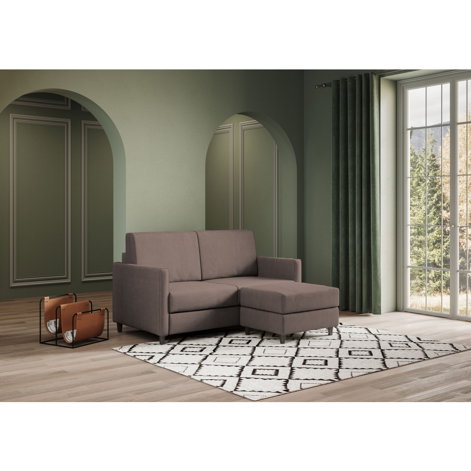 Divano Karay 2 posti con pouf di Ityhome