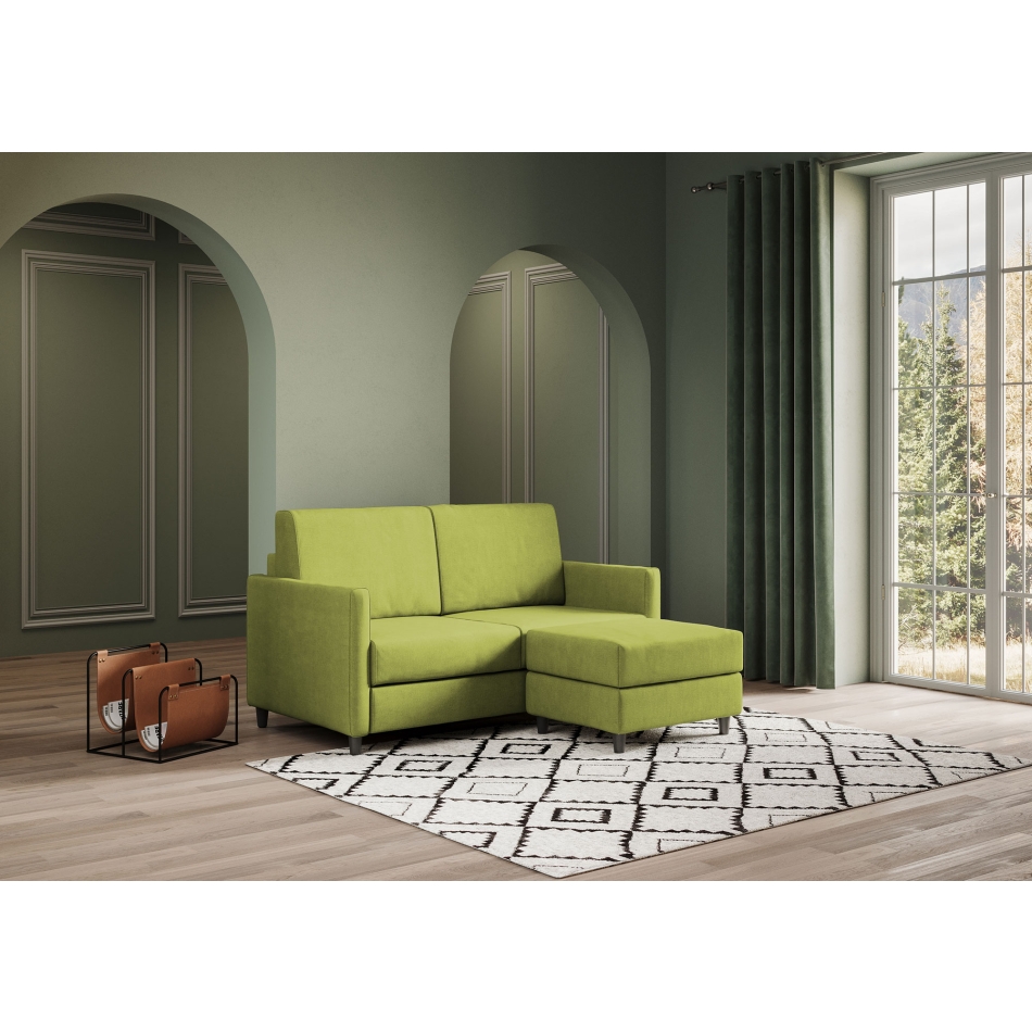 Divano Karay 2 posti con pouf di Ityhome