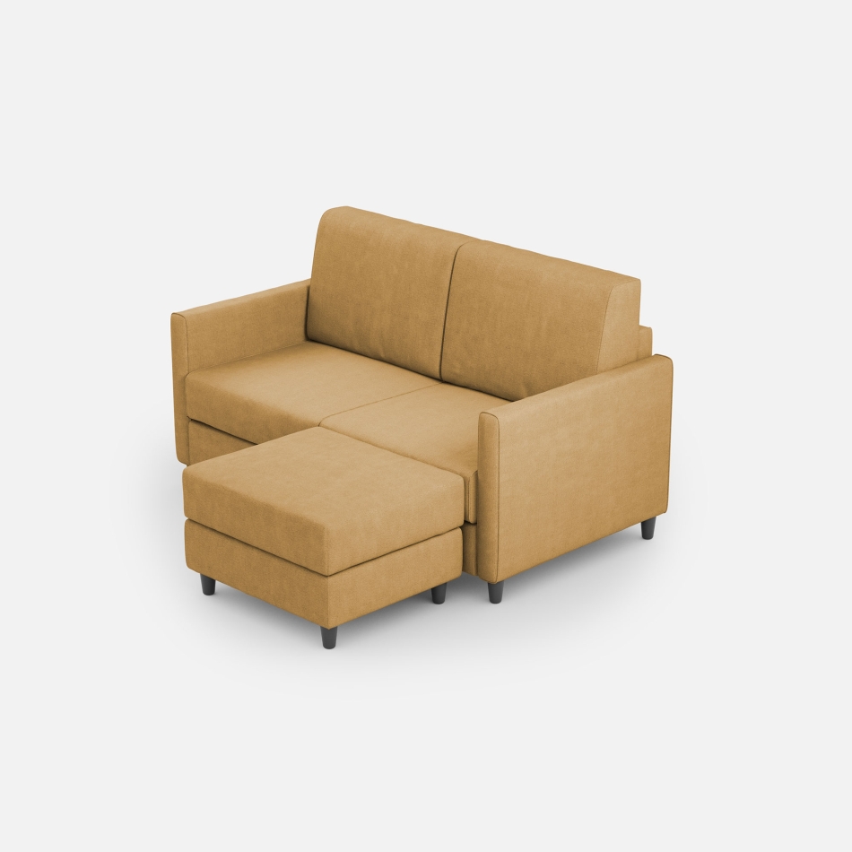 Divano Karay 2 posti con pouf di Ityhome