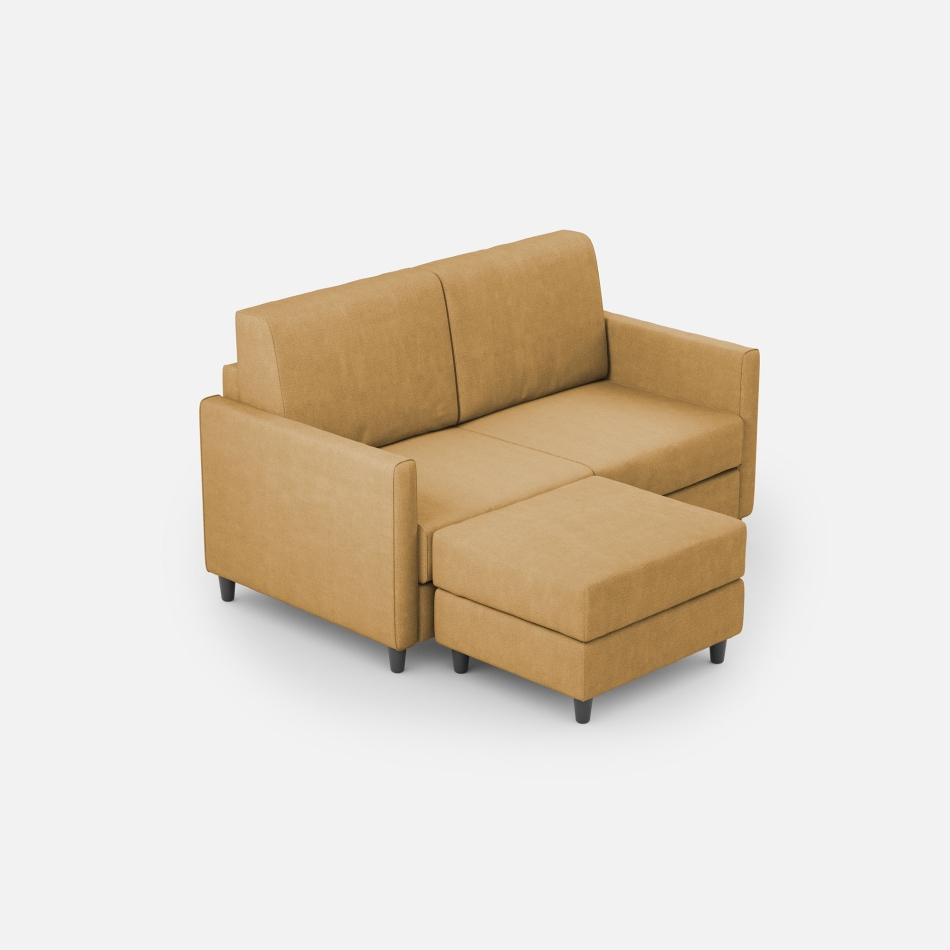 Divano Karay 2 posti con pouf di Ityhome