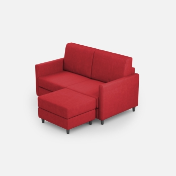 Divano Karay 2 posti con pouf di Ityhome