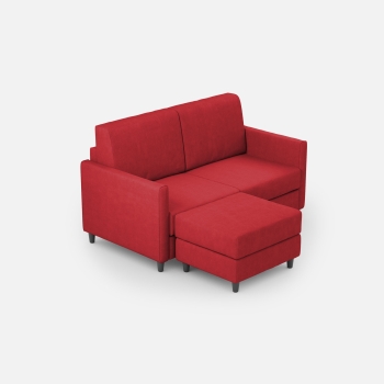 Divano Karay 2 posti con pouf di Ityhome