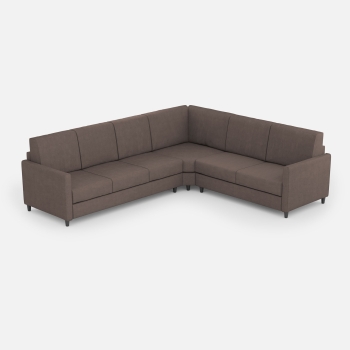 Divano Karay 3 posti con angolo con divano 2 posti