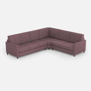 Divano Karay 3 posti con angolo con divano 2 posti