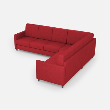 Divano Karay 3 posti con angolo con divano 2 posti