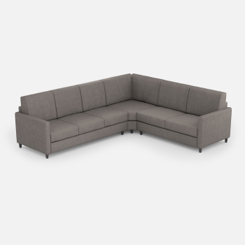 Divano Karay 3 posti con angolo con divano 2 posti