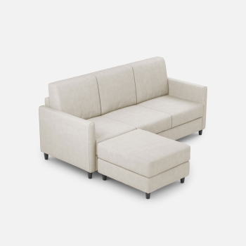 Divano Karay 3 posti con pouf di Ityhome
