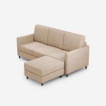 Divano Karay 3 posti con pouf di Ityhome