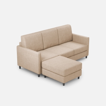 Divano Karay 3 posti con pouf di Ityhome