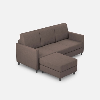 Divano Karay 3 posti con pouf di Ityhome