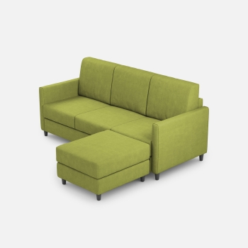 Divano Karay 3 posti con pouf di Ityhome