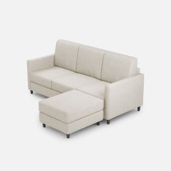 Divano Karay 3 posti con pouf di Ityhome